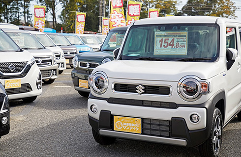 外房エリアにおける、軽未使用車専門店の一番店