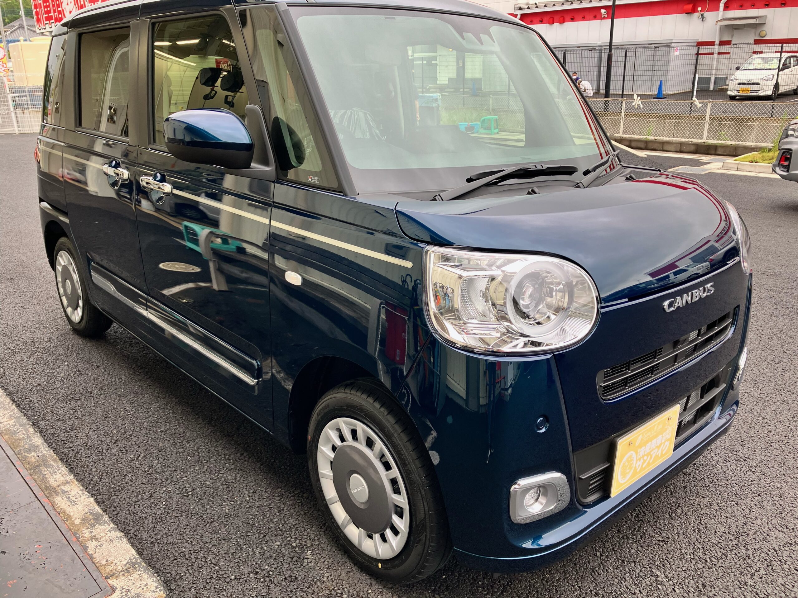 新型ムーヴキャンバス　茂原市　サンアイク　未使用車　中古車　低金利　車検