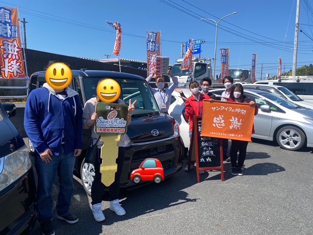 中古車　ダイハツ　タント　未使用車専門店　サンアイク　茂原店