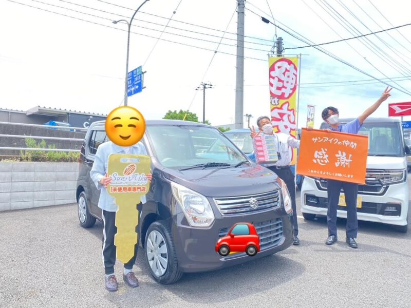 スズキ ワゴンRのご納車おめでとうございます!