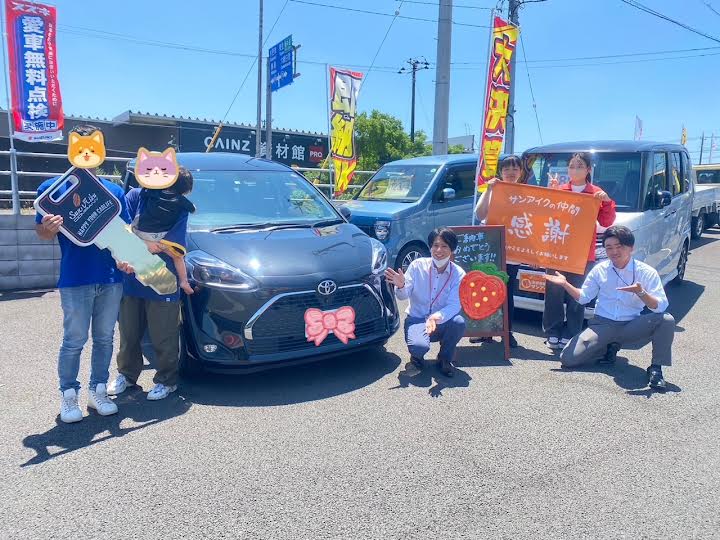 未使用車 サンアイク 軽自動車 シエンタ
