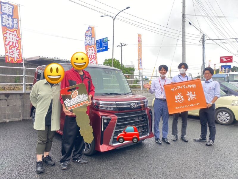 ダイハツ　タント　サンアイク　未使用車　車検の速太郎