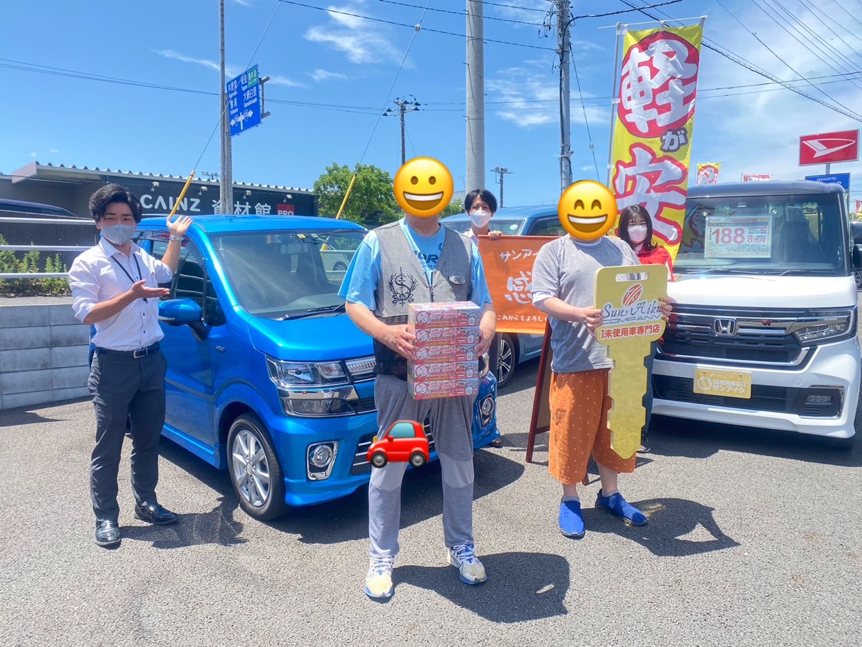 スズキ　ワゴンＲ　未使用車　未使用車専門店　サンアイク　車検の速太郎茂原店　板金専門店　鈑金の速太郎茂原店