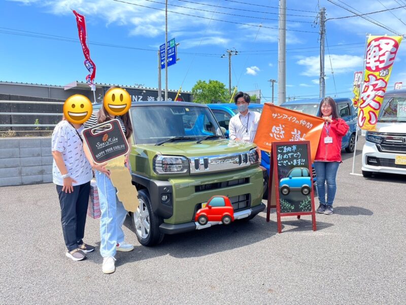 ダイハツ　タフト　未使用車　未使用車専門店　サンアイク　茂原市　車検の速太郎茂原店　鈑金の速太郎茂原店