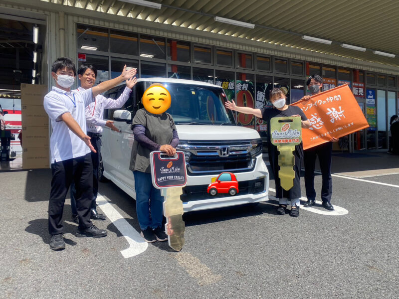 ホンダ　NBOX　NBOXカスタム　スライドドア　軽自動車　未使用車　新古車　中古車　新車　低金利　茂原市　サンアイク　車検の速太郎